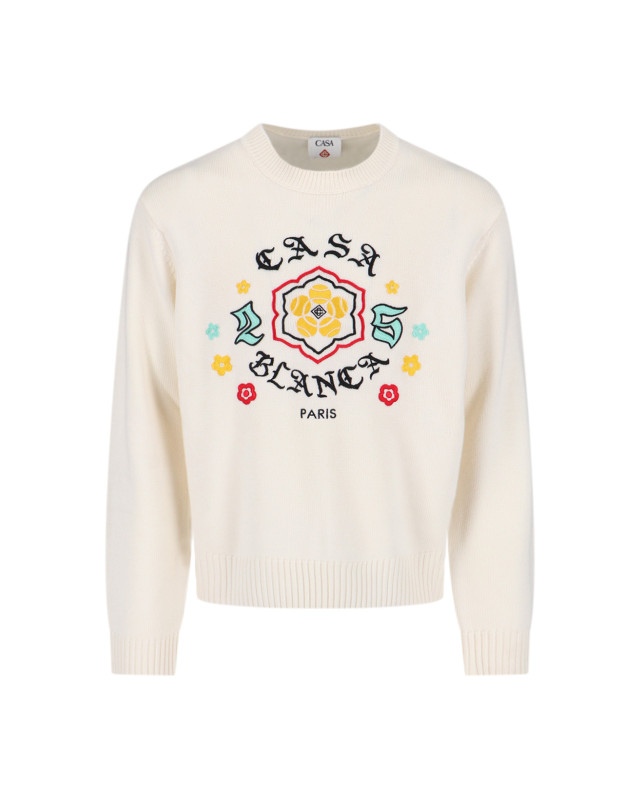 [Casablanca] Knitwear FW25 M AW25 KW 1105 01BOSOZUKU