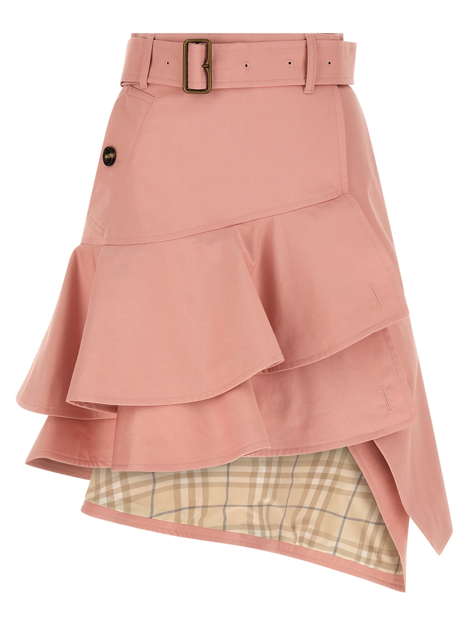 [Burberry] Midi skirt FW26 8129695BEGONIAPINK