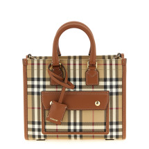 [Burberry] Tote bag FW26 8109793VNTGCHKBRIARBROWN