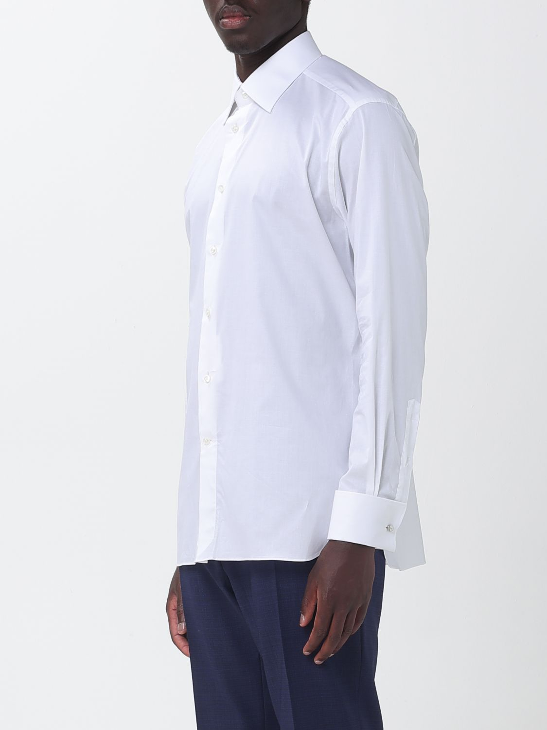 [ZEGNA] Shirts Long Sleeve SS26 9RS4PA301350A3 100