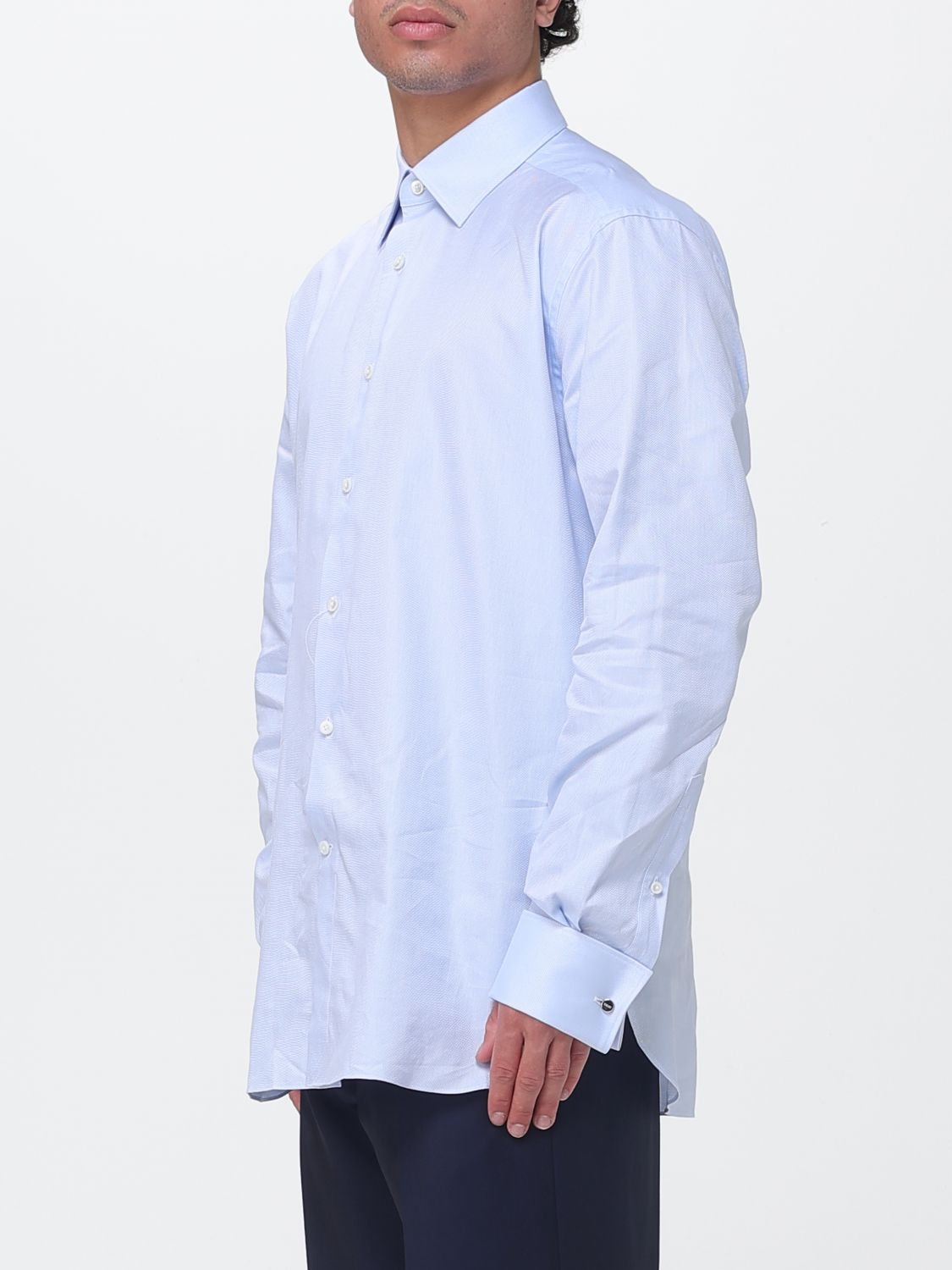 [ZEGNA] Shirts Long Sleeve SS26 9RS4PA303902A3 432