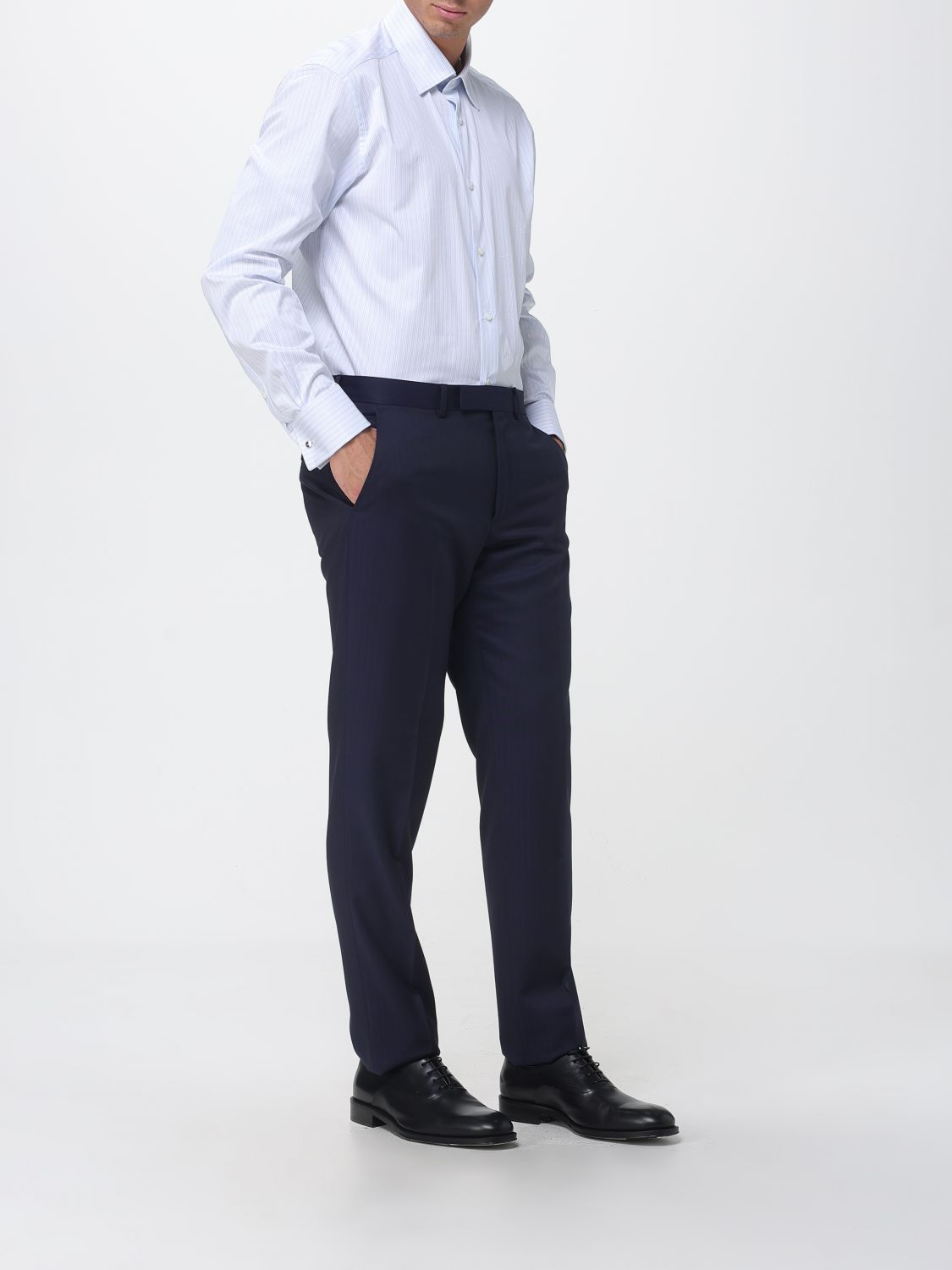 [ZEGNA] Shirts Long Sleeve SS26 9RS4PA301038A3 434