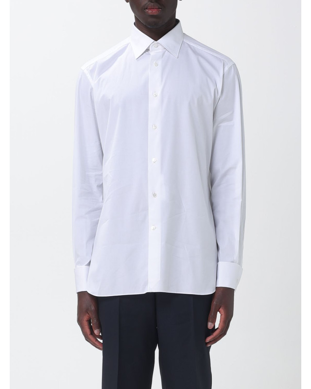 [ZEGNA] Shirts Long Sleeve SS26 9RS4PA304100A3 100