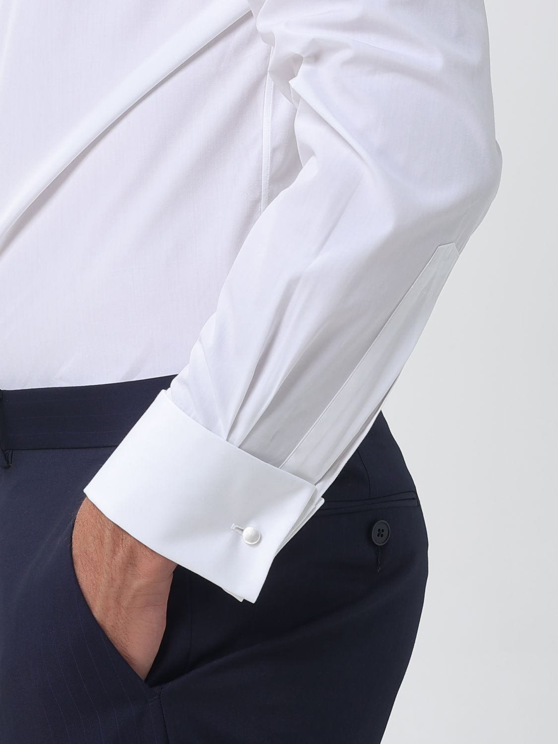 [ZEGNA] Shirts Long Sleeve SS26 9MCZRM301950A3 100