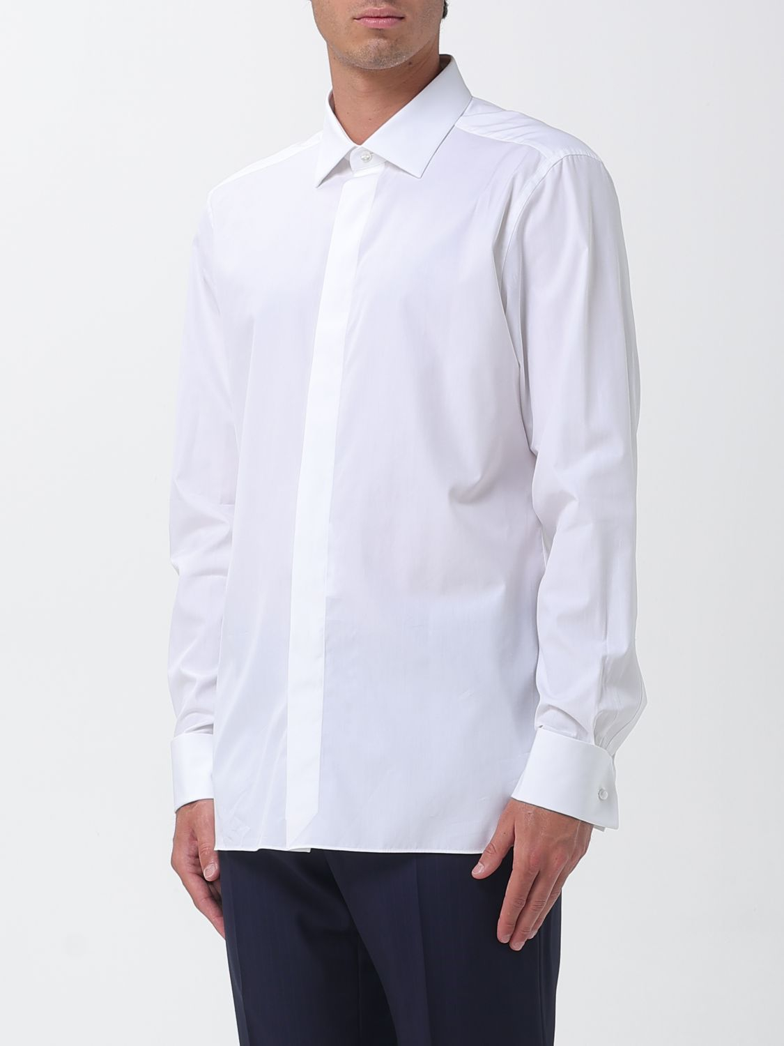 [ZEGNA] Shirts Long Sleeve SS26 9MCZRM301950A3 100