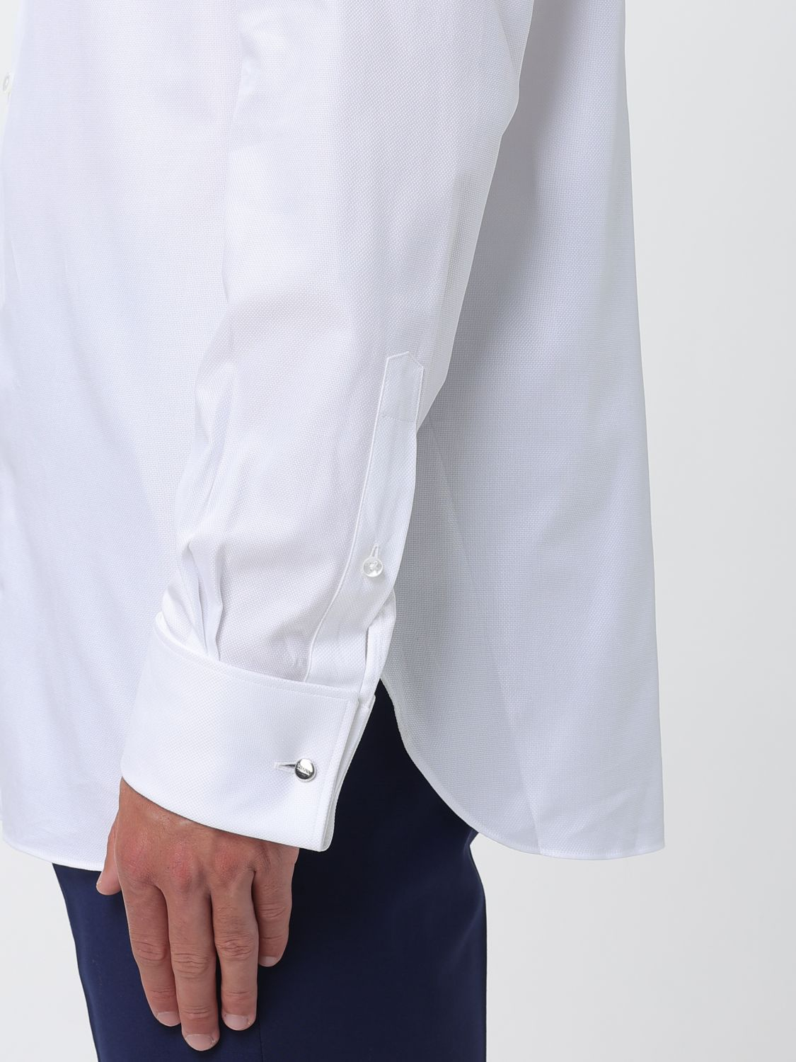 [ZEGNA] Shirts Long Sleeve SS26 9RS4PA303901A3 100