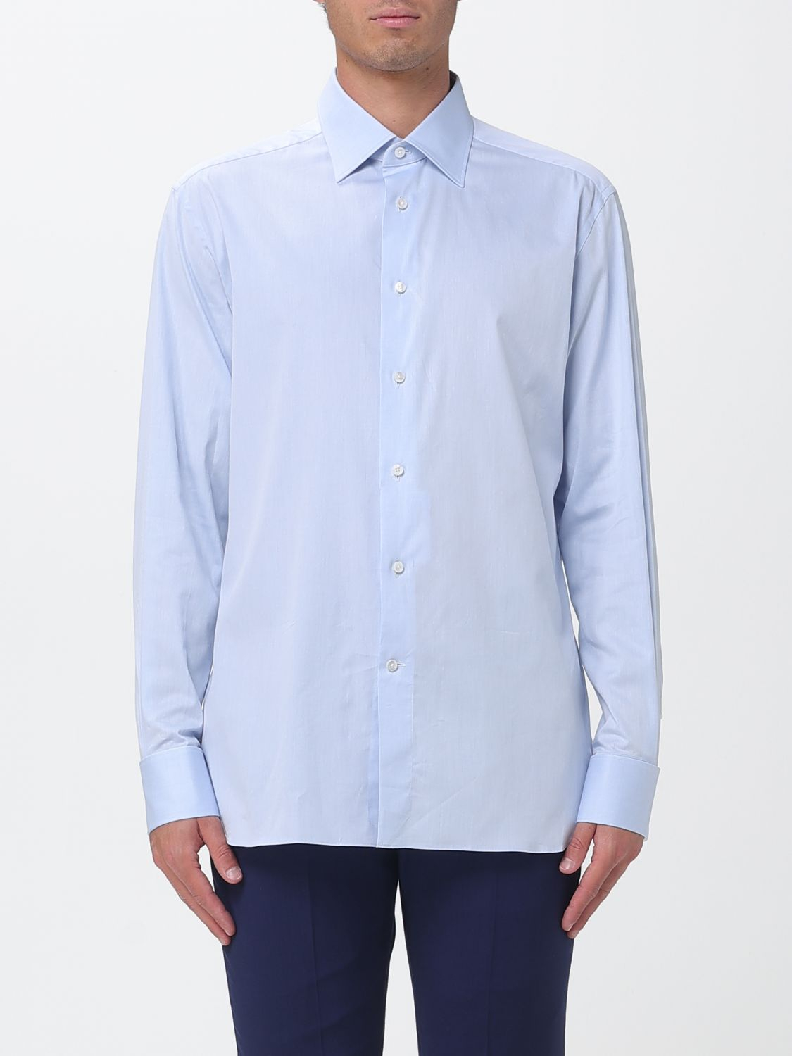 [ZEGNA] Shirts Long Sleeve SS26 9RS4PA301353A3 432