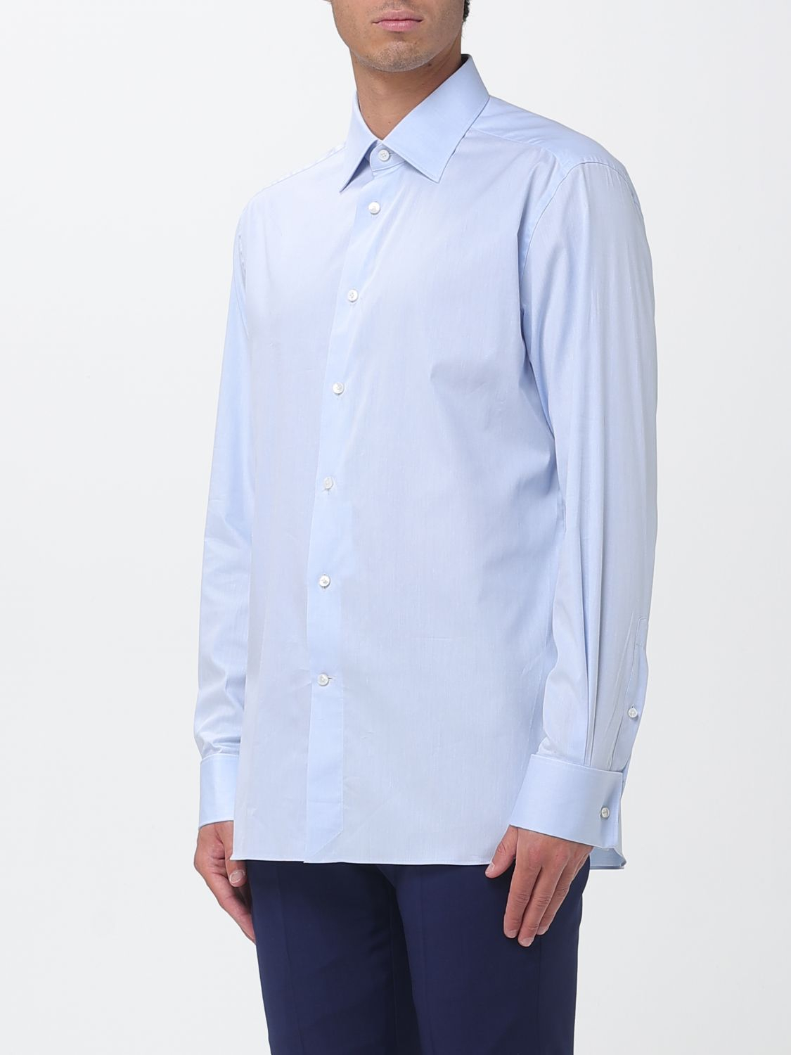 [ZEGNA] Shirts Long Sleeve SS26 9RS4PA301353A3 432