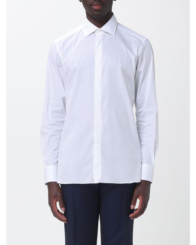 [ZEGNA] Shirts Long Sleeve SS26 9MFCMT301350A3 100