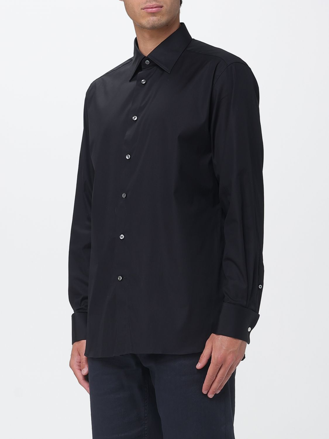 [ZEGNA] Shirts Long Sleeve SS26 9RS4PA304104A3 001