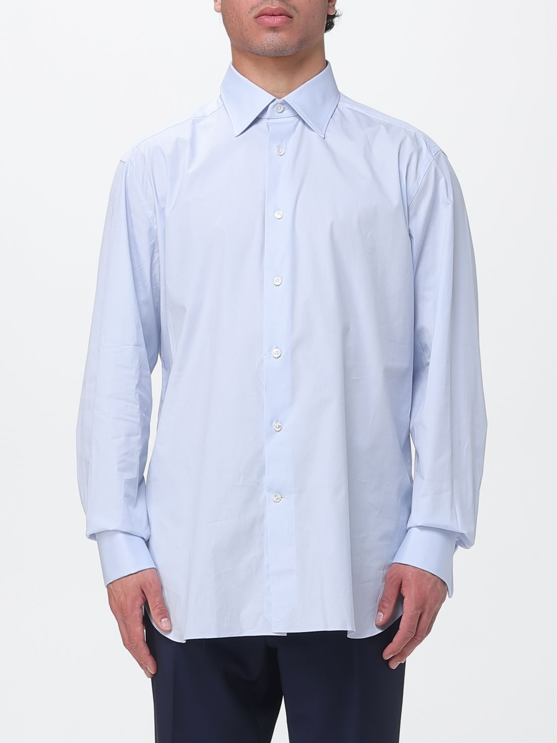[ZEGNA] Shirts Long Sleeve SS26 9RS4PA304108A3 432