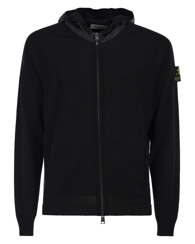[Premiata] Cardigan FW25 PMG28 BLACK