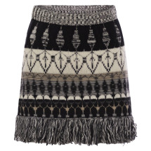 [Vanise] Mini skirt FW24 V31551 BURRO/NERO