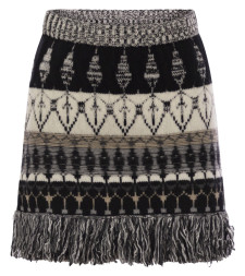 [Vanise] Mini skirt FW24 V31551 BURRO/NERO