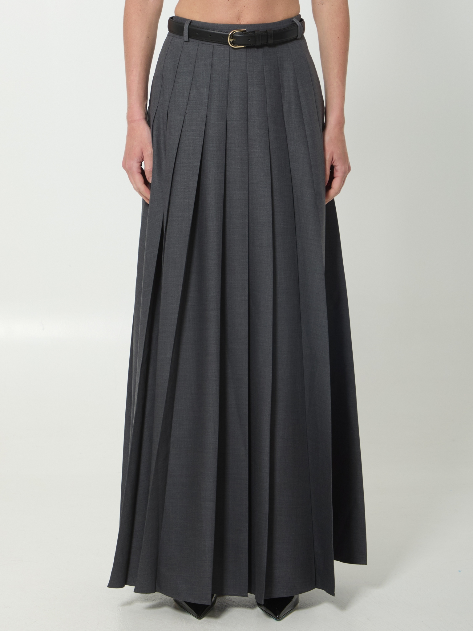 [SELF PORTRAIT] Long skirt FW26 PF26137XSK__GR