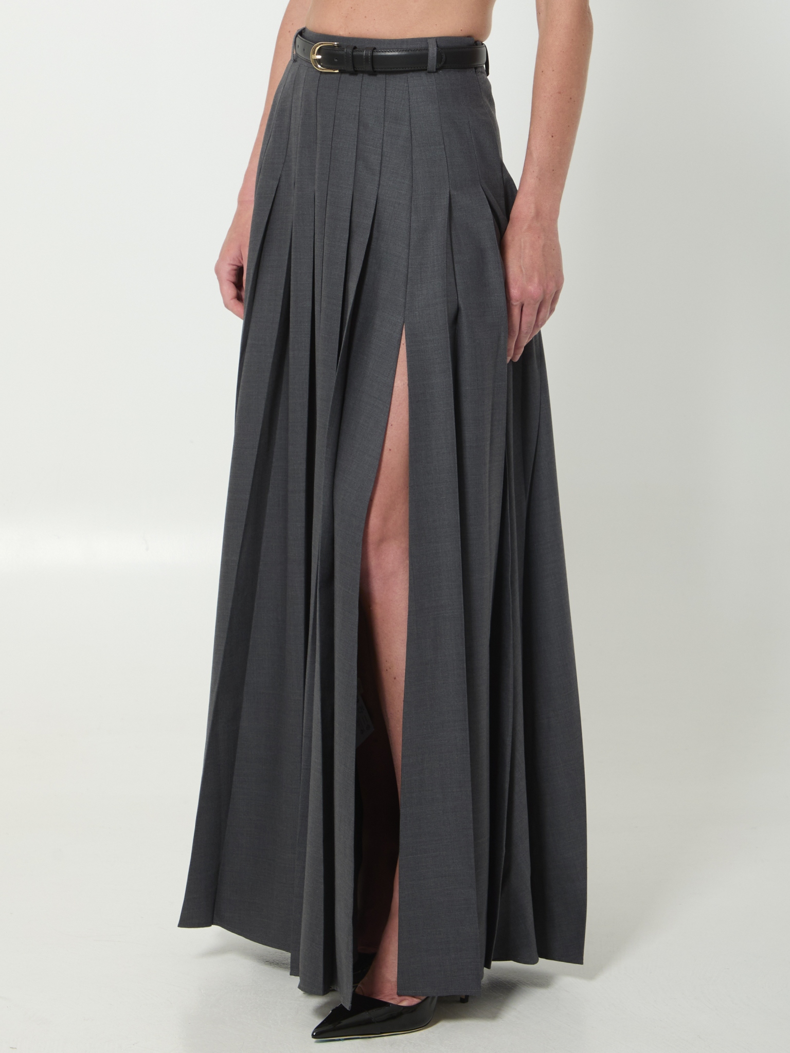 [SELF PORTRAIT] Long skirt FW26 PF26137XSK__GR