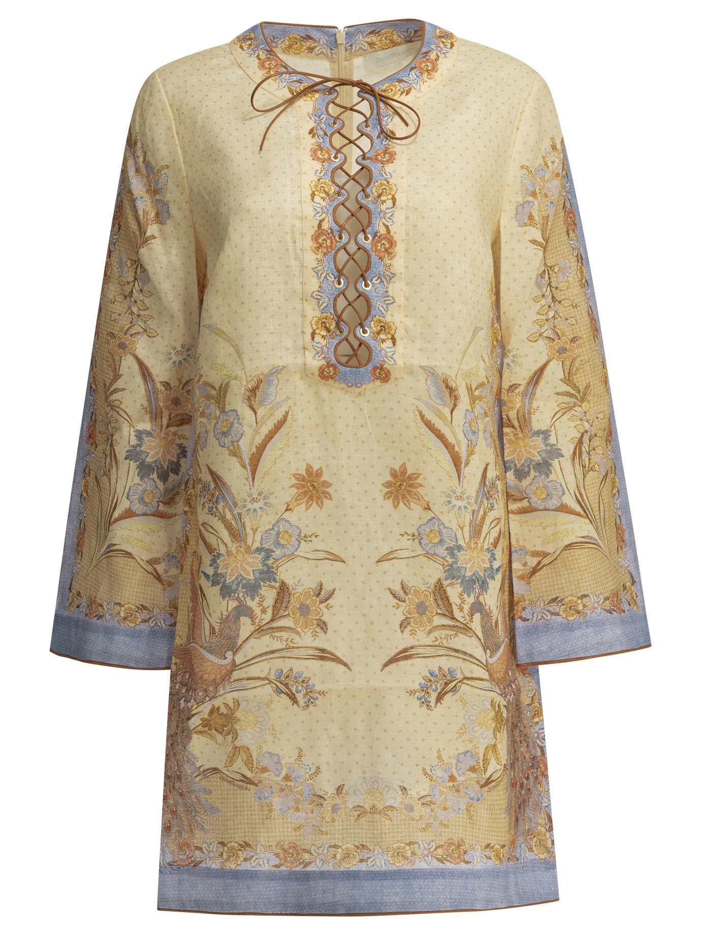 [Zimmermann] Long sleeve dress FW26 8076DSS262BSFL