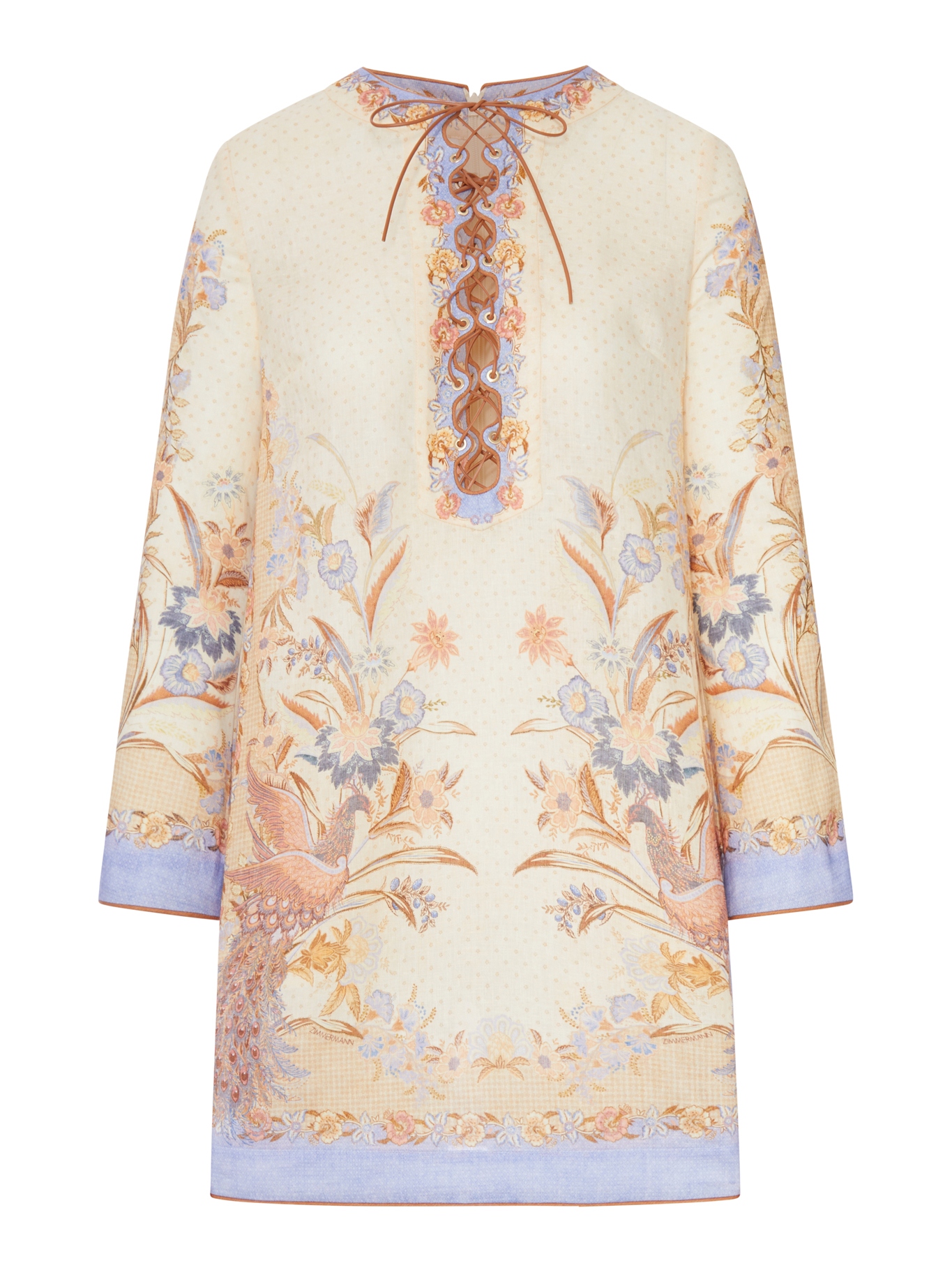 [Zimmermann] Shirts Long Sleeve FW26 8076DSS262BSFL BISCUIT SCARF FLORAL