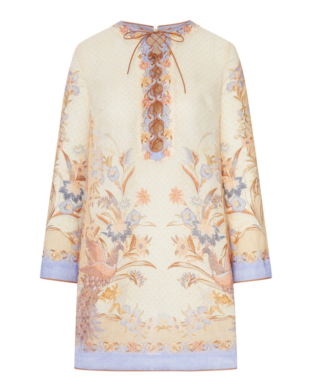 [Zimmermann] Shirts Long Sleeve FW26 8076DSS262BSFL BISCUIT SCARF FLORAL