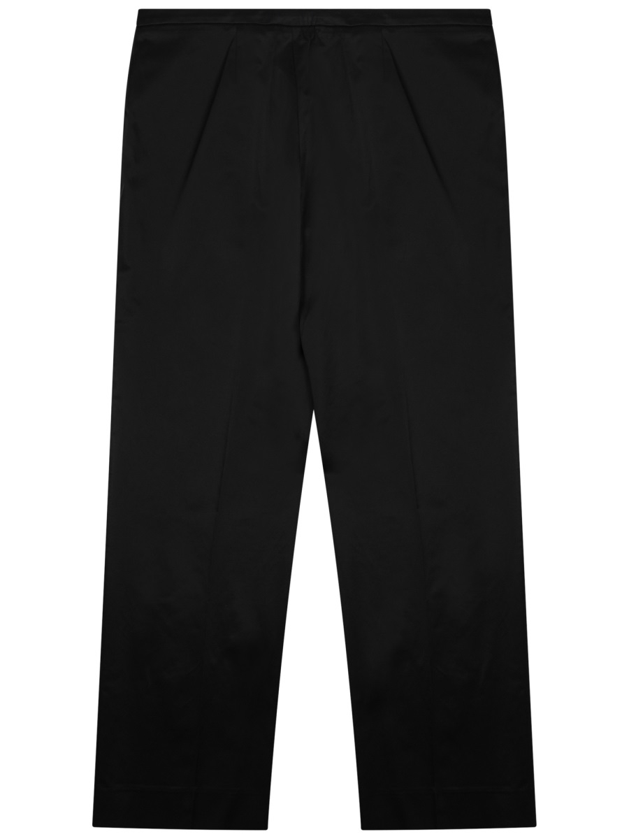 [TOTEME] Pants SS25 252WRB0248FB0391_BLACK001