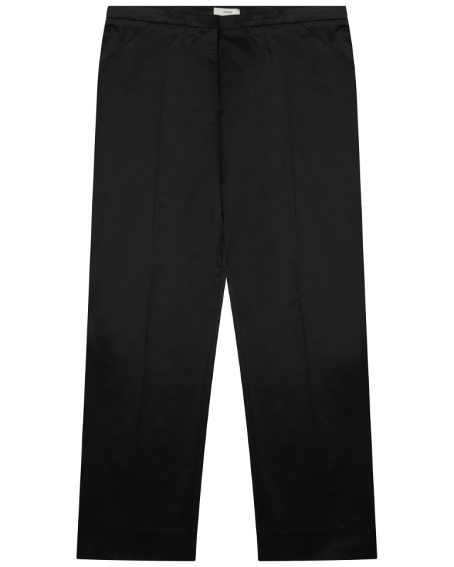 [TOTEME] Pants SS25 252WRB0248FB0391_BLACK001