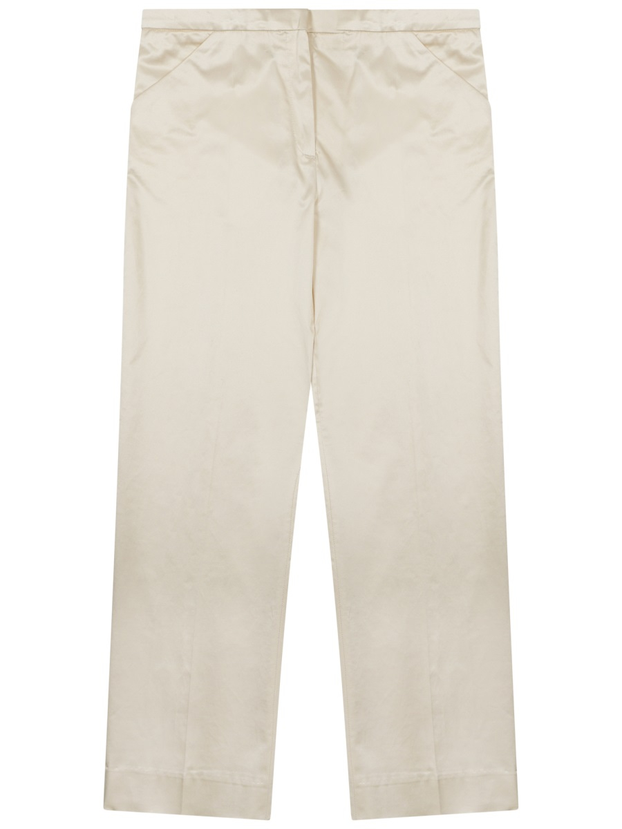 [TOTEME] Pants SS25 252WRB0248FB0391_ECRU116