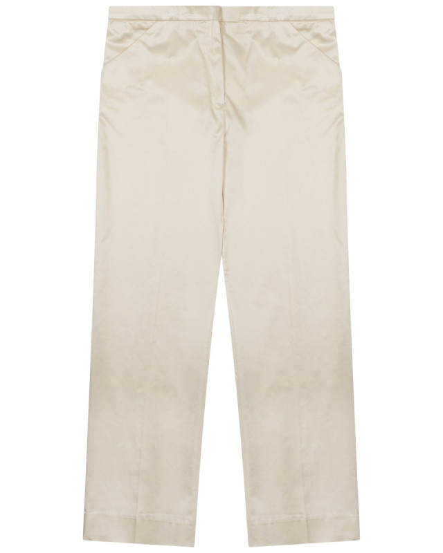 [TOTEME] Pants SS25 252WRB0248FB0391_ECRU116