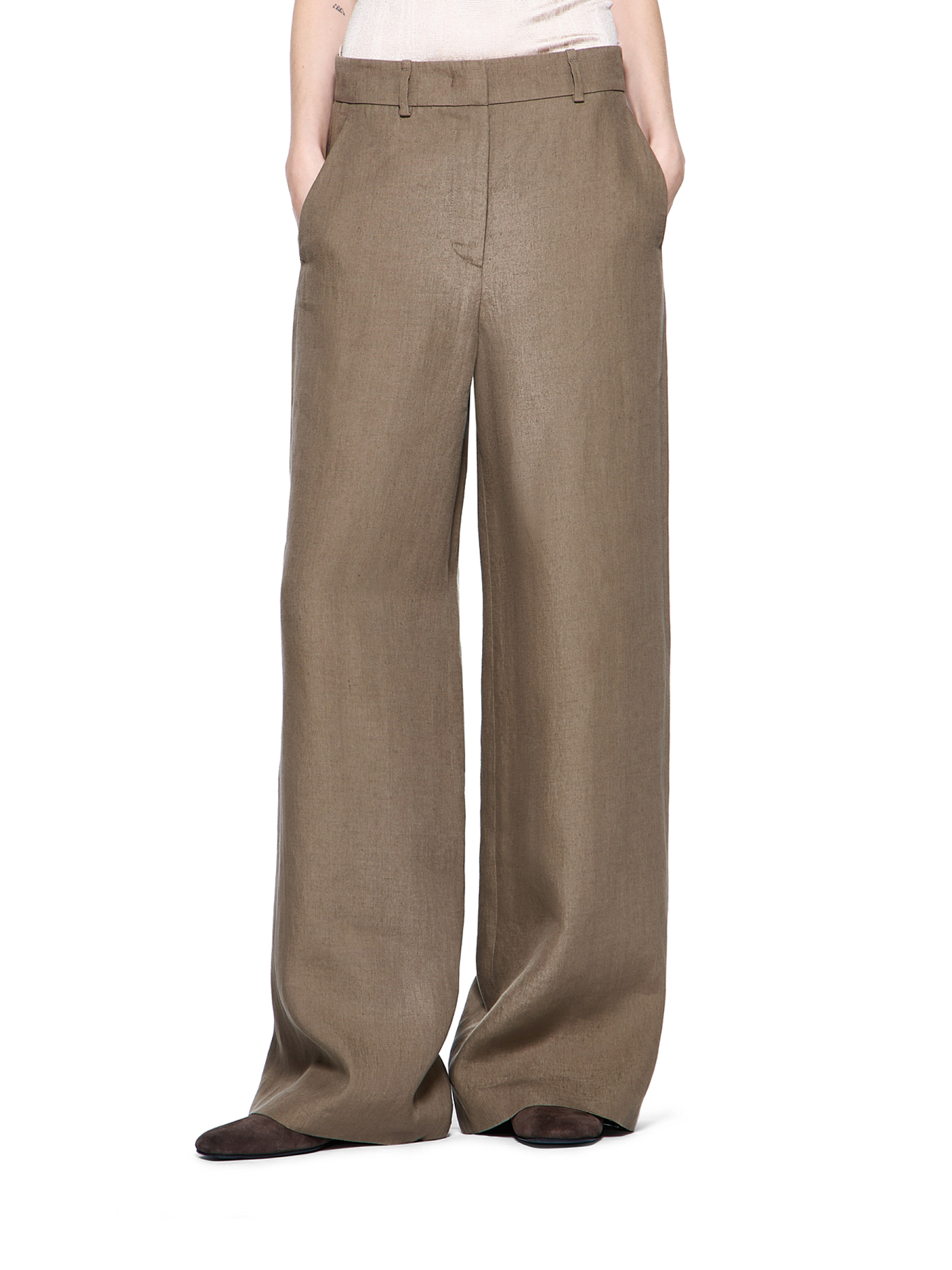 [Giorgio Armani] Trousers SS26 GW002791TE11126U6252 SMOKY QUARTZ