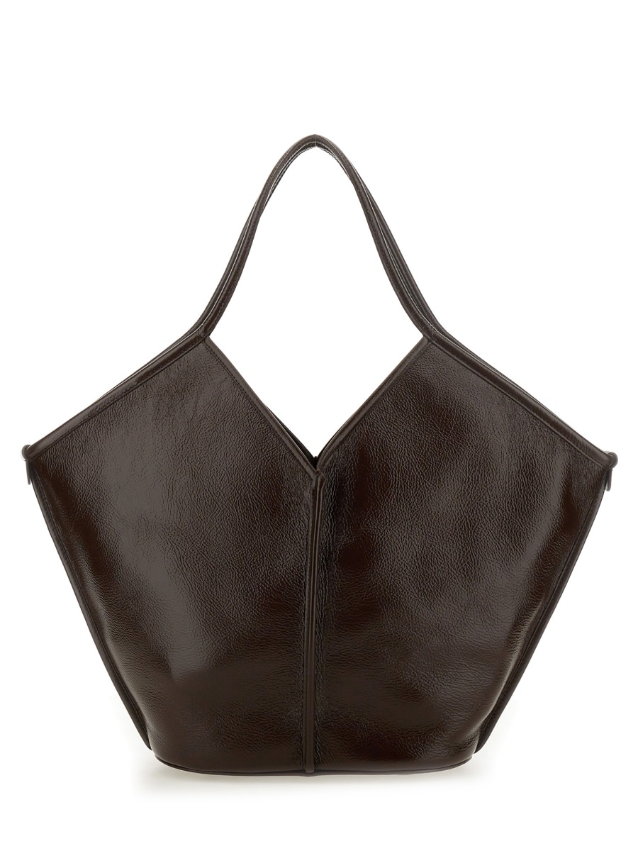 [HEREU] Shoulder bag SS26 WBCALD_DARKBROWN