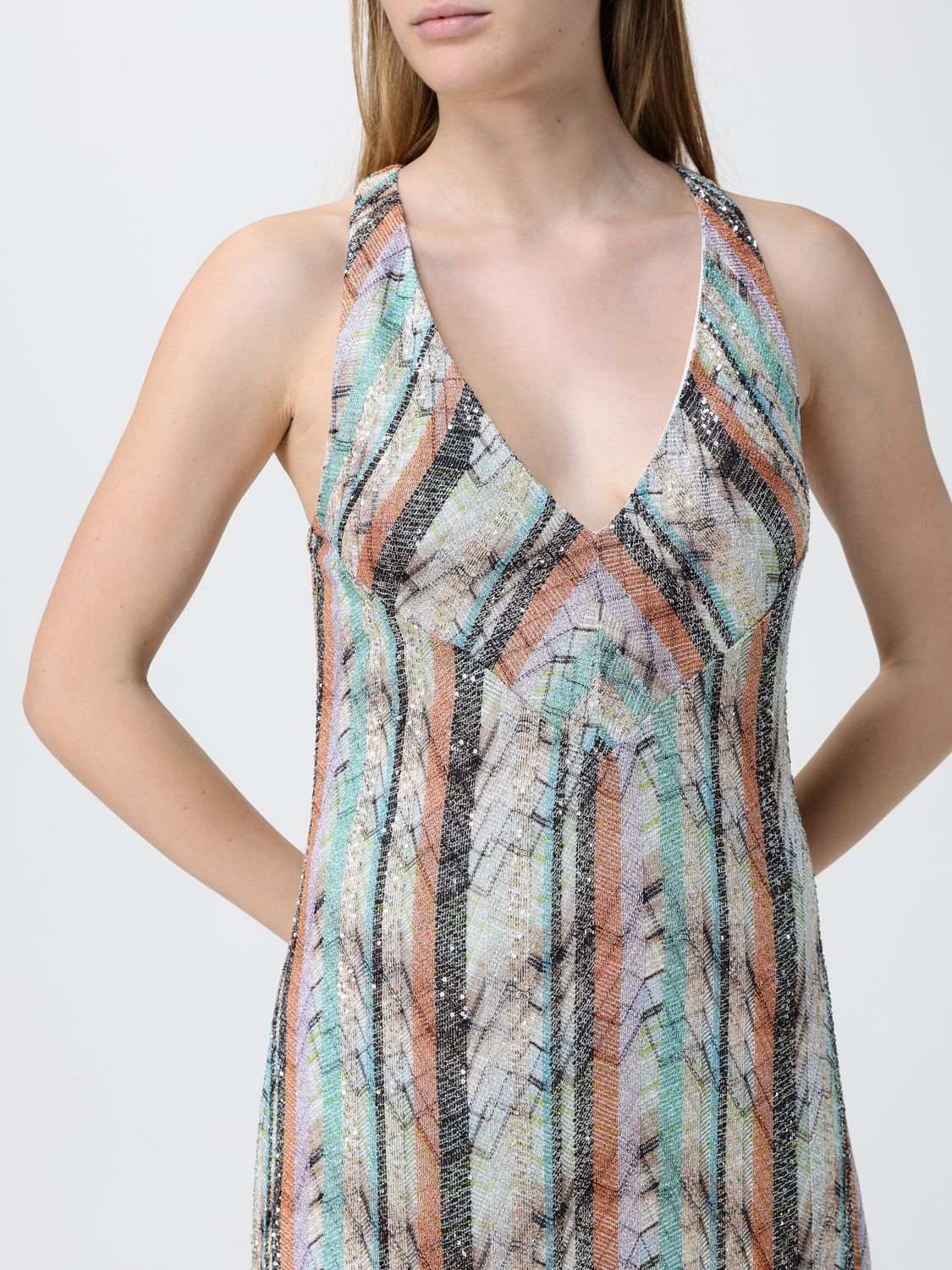 [MISSONI] Sleeveless dress SS26 DS26SG0PBC005Z S01K3