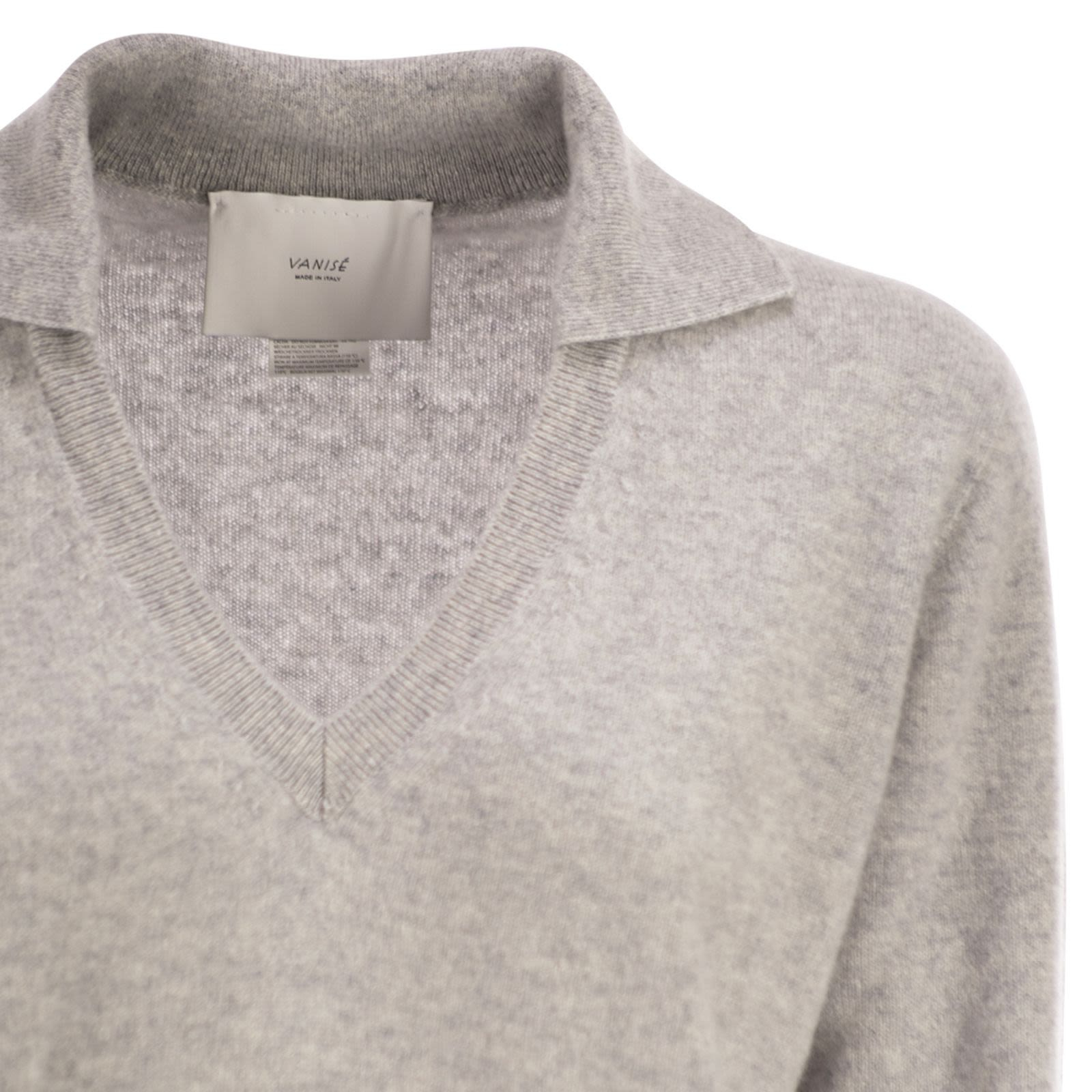 [Vanise] T-shirts Long Sleeve FW25 V54623 GRIGIO MEDIO