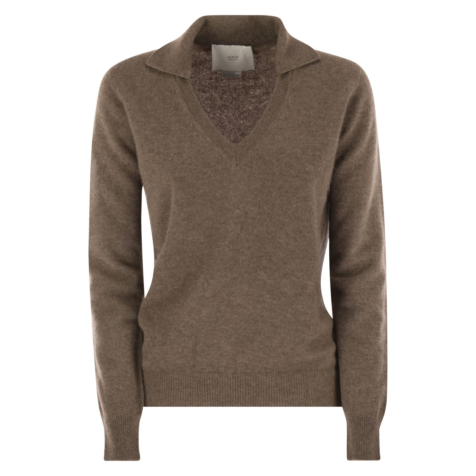 [Vanise] T-shirts Long Sleeve FW25 V54623 VISONE