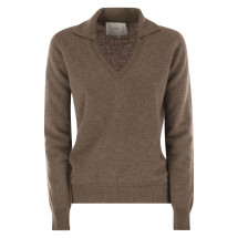 [Vanise] T-shirts Long Sleeve FW25 V54623 VISONE