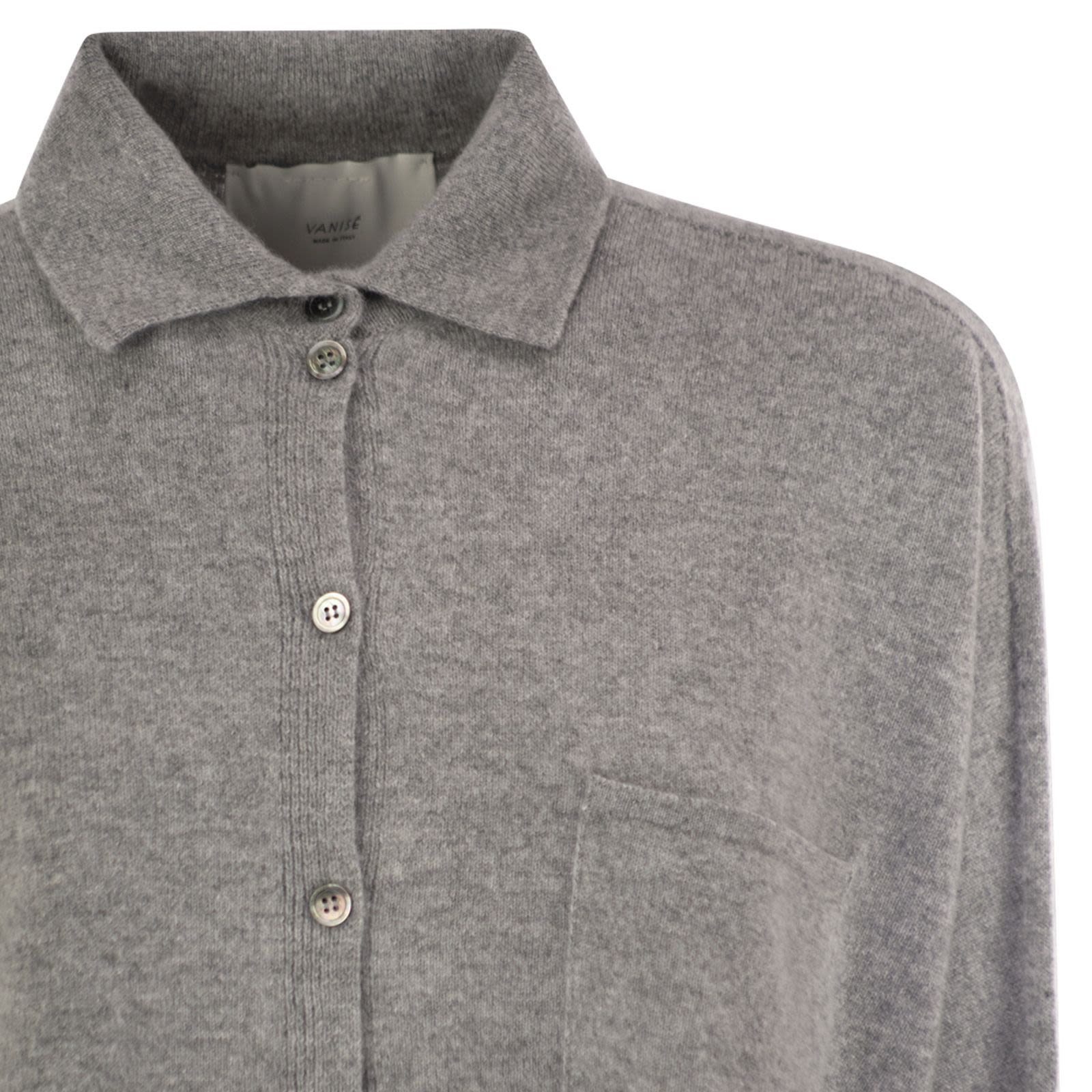 [Vanise] Shirts Long Sleeve FW25 V53604 GRIGIO MEDIO