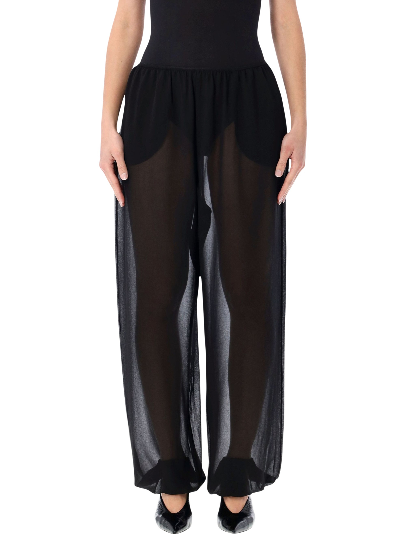 [THE FRANKIE SHOP] Trousers SS26 PAFS21505100BLACK