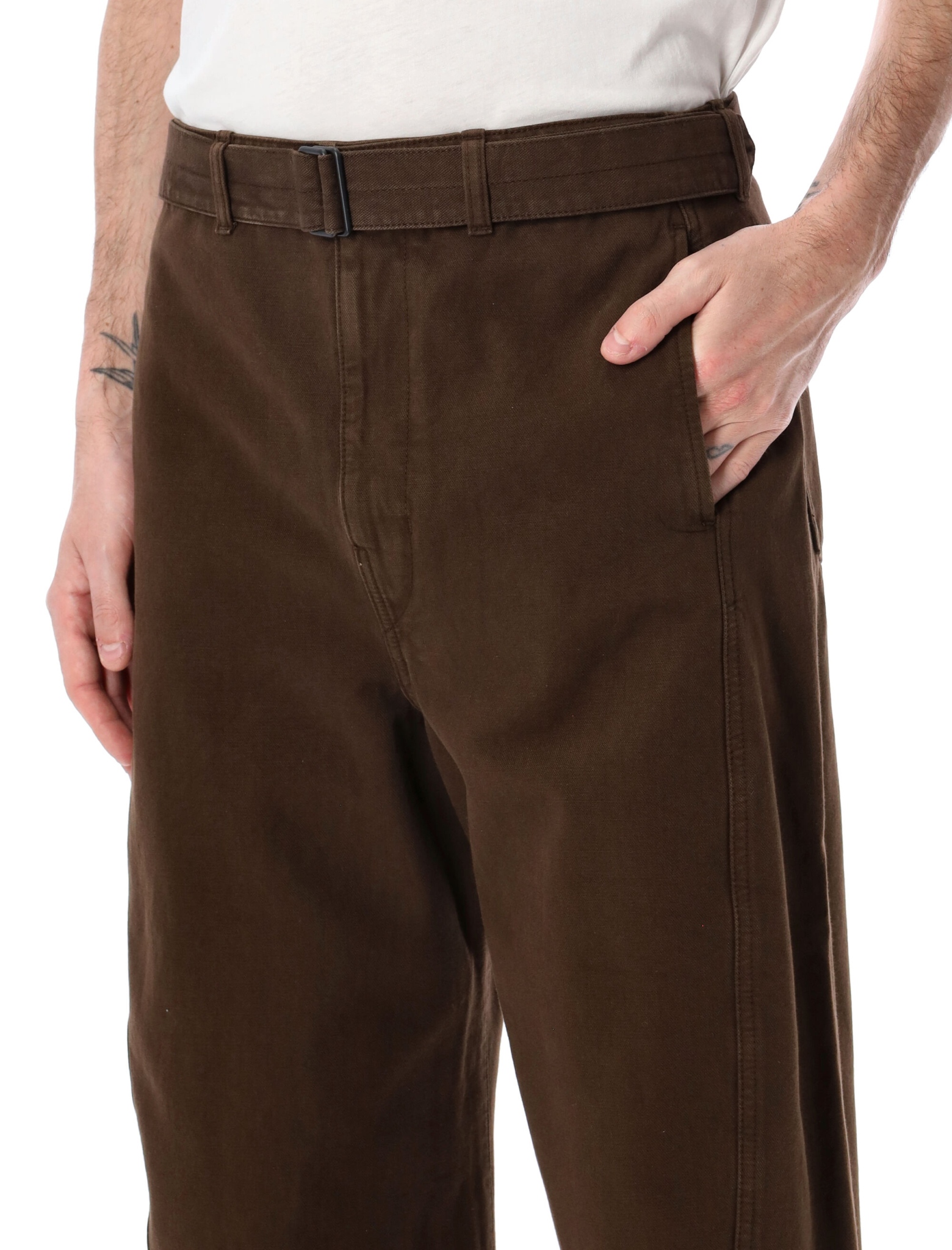 [LEMAIRE] Trousers SS26 PA326LD1068BR423