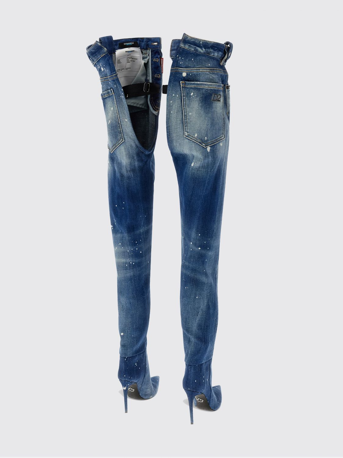 [Dsquared2] Long Boots FW25 BOW009110100001 3096