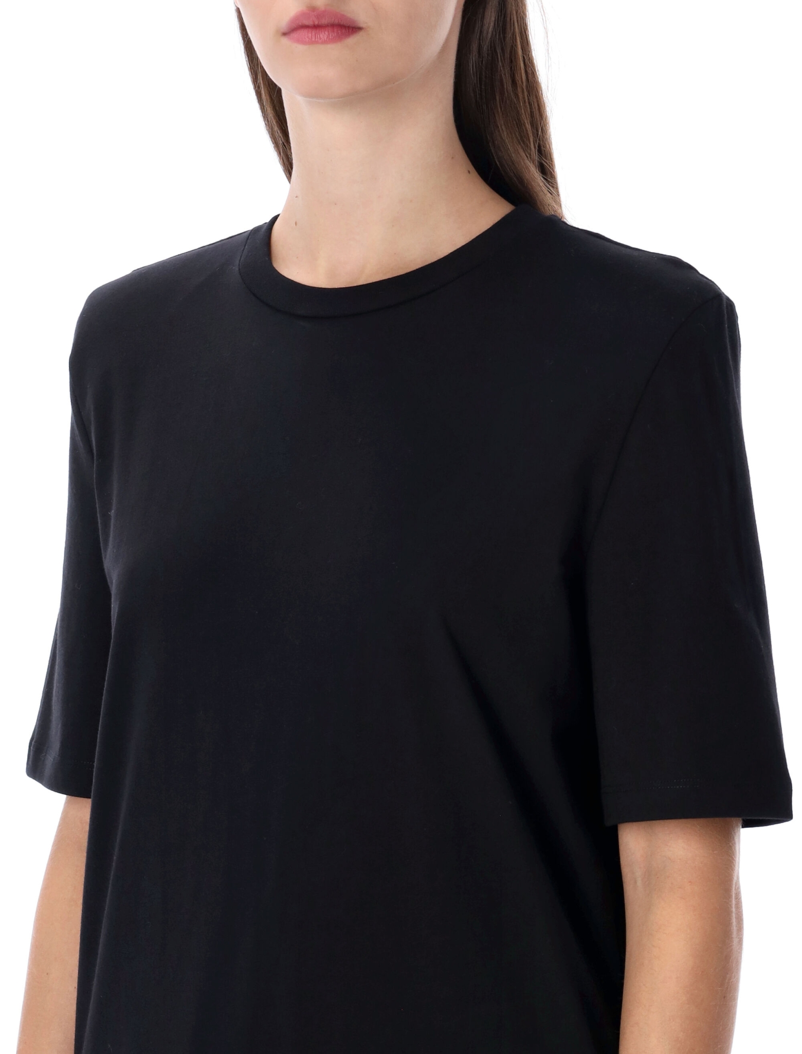 [THE FRANKIE SHOP] T-shirts Short Sleeve SS26 TSFS21180100BLACK