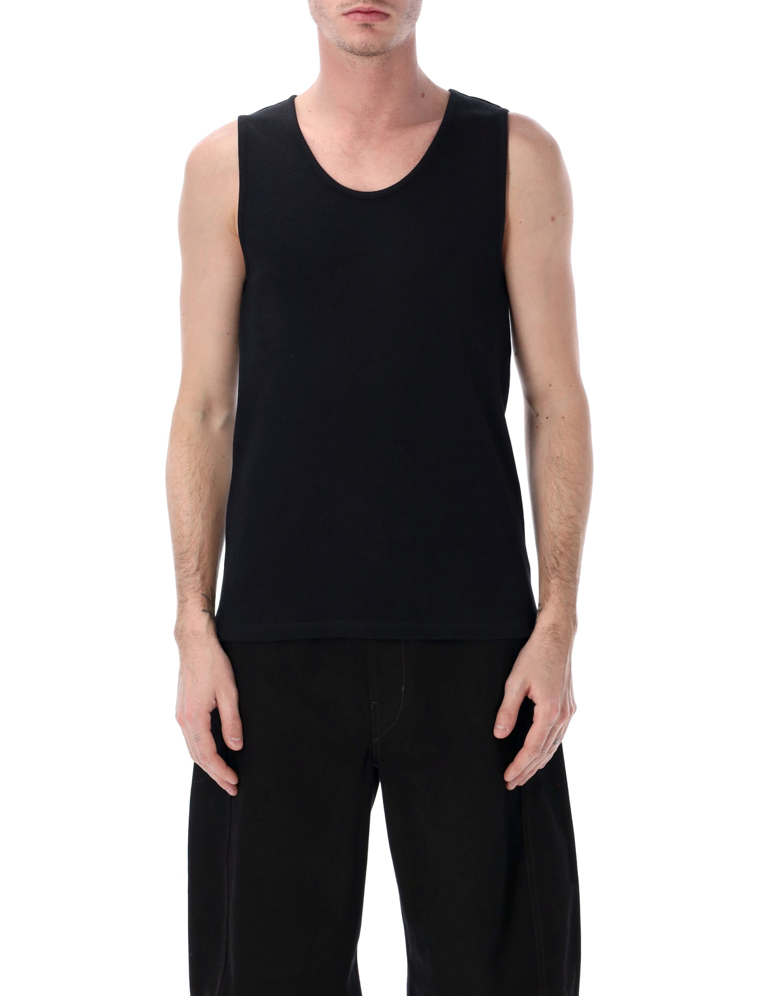 [LEMAIRE] T-shirts Sleeveless SS26 TS0006LJ1030BK999