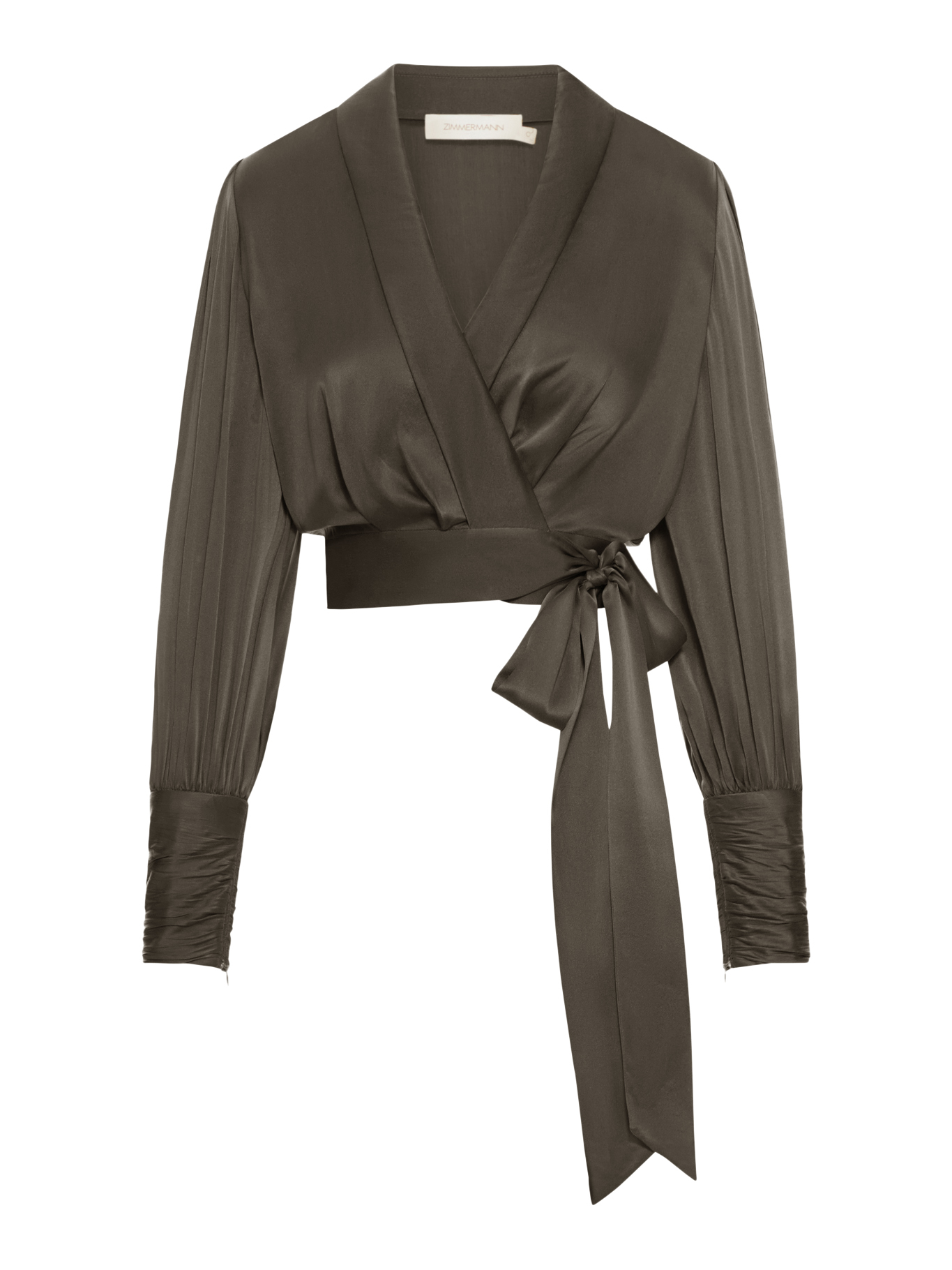 [Zimmermann] Tank top FW26 4913TS26RDKOLV DARK OLIVE