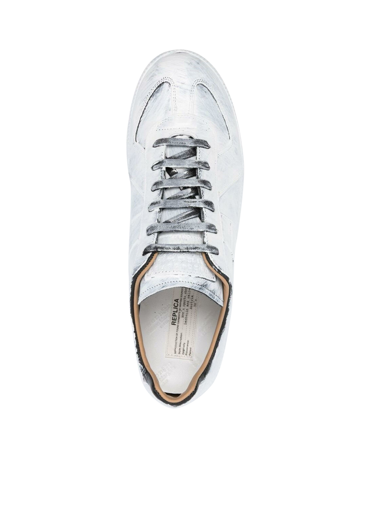 [Maison Margiela] Sneakers SS26 S37WS0566P4128H8680 BLACK GLOSSY WHITE