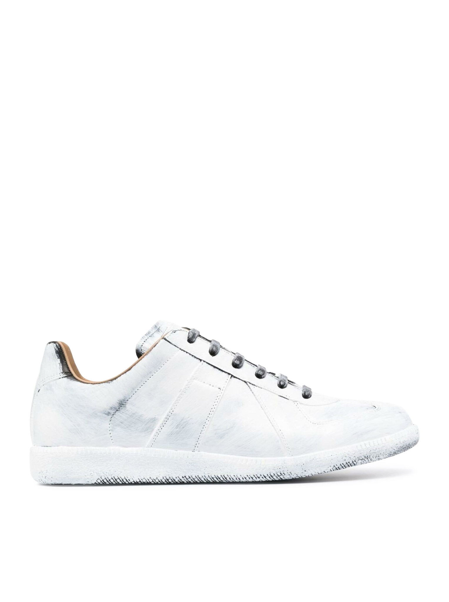[Maison Margiela] Sneakers SS26 S37WS0566P4128H8680 BLACK GLOSSY WHITE