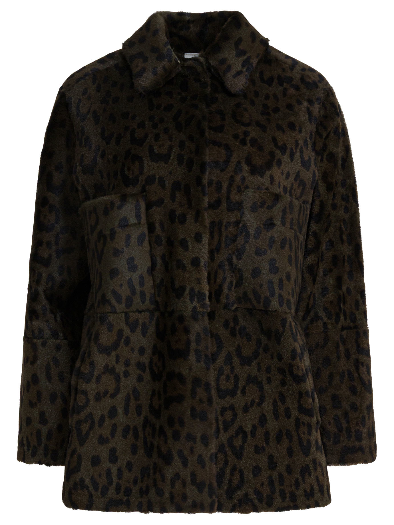 [FURLING BY GIANI] Casual Jacket FW26 PERLAAGNELLO LEOPARDOMILITARE
