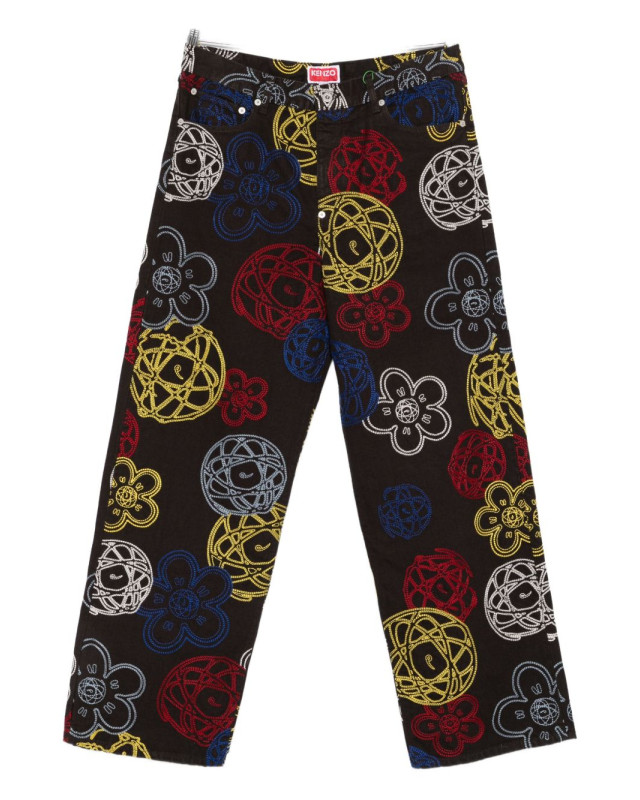[KENZO X FUTURA] Trousers FW25 FF65PA3839G291