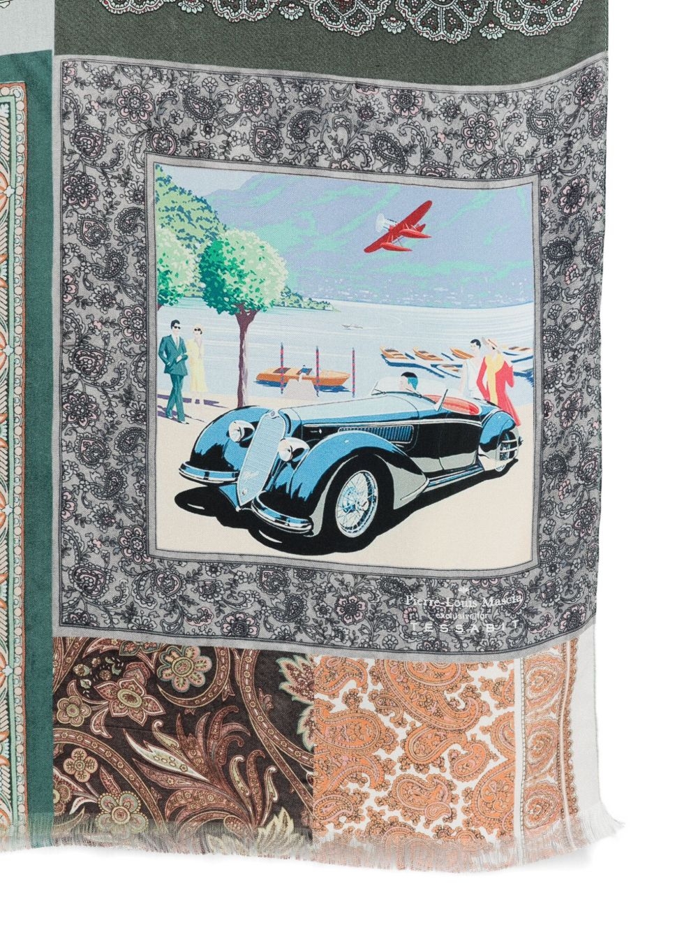 [Pierre Louis Mascia] Scarf FW25 ALOE/SW-065X200A105-1842883