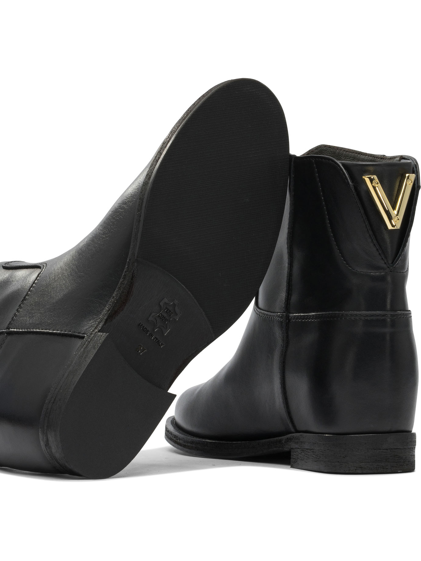 [VIA ROMA 15] Ankle Boots FW26 4470SANTA MONICANERO