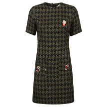 [5progress] Short sleeve dress FW23 10019PDPOLIVE