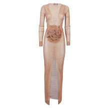 [SANTA BRAND] Long sleeve dress FW23 MAXIDRESSBEIGE