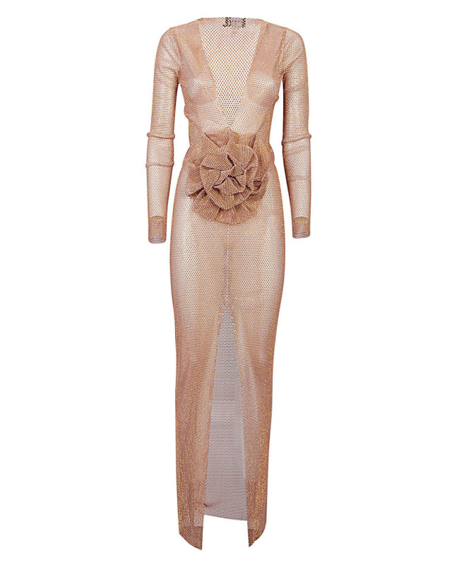[SANTA BRAND] Long sleeve dress FW23 MAXIDRESSBEIGE