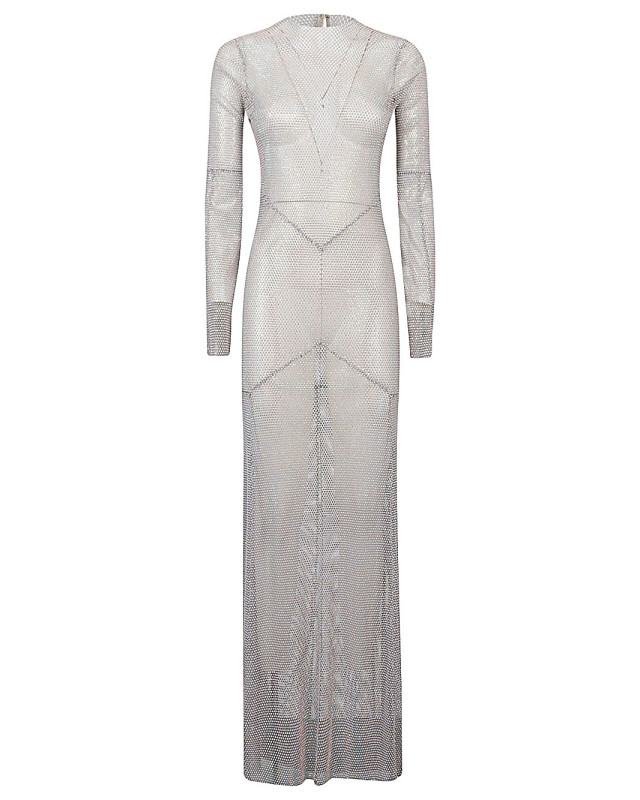 [SANTA BRAND] Long sleeve dress FW23 MAXIFLAREDDRESSSILVERCHAMELEON